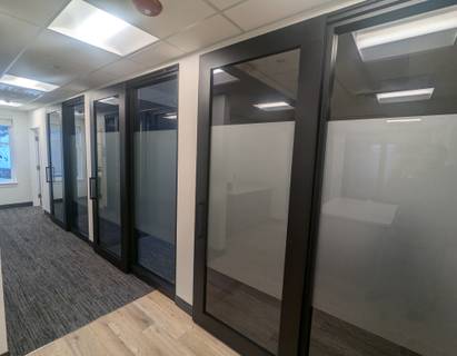 Architectural window film installation